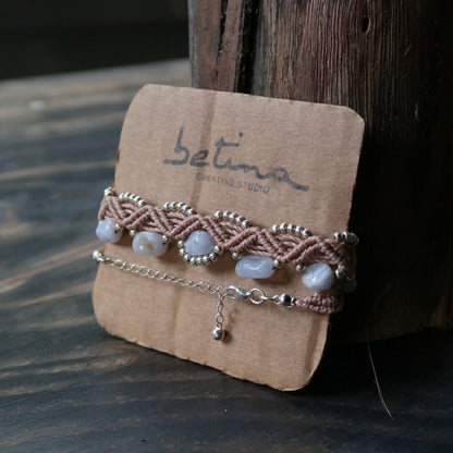 Choker Brisa de Ágata Blue Lace
