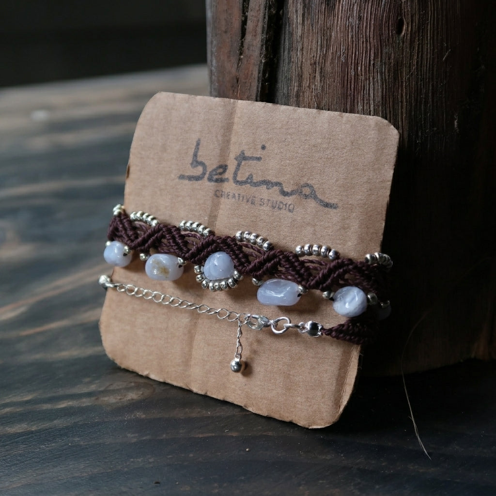 Choker Brisa de Ágata Blue Lace