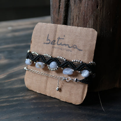 Choker Brisa de Ágata Blue Lace