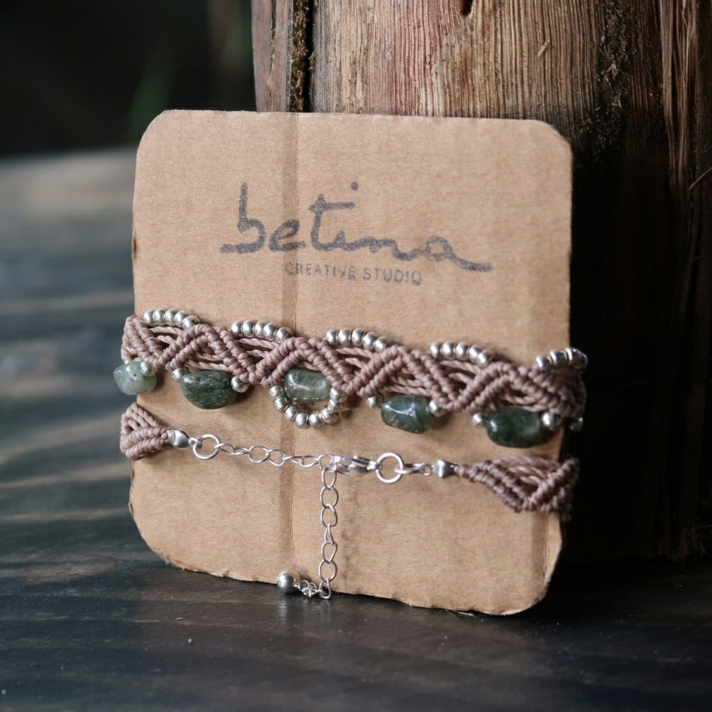 Choker Brisa de Cuarzo Rutilado Verde