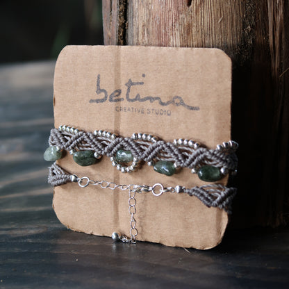 Choker Brisa de Cuarzo Rutilado Verde