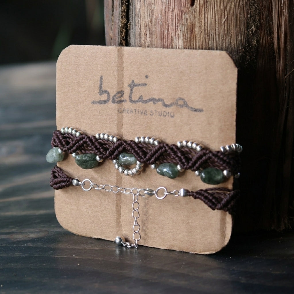 Choker Brisa de Cuarzo Rutilado Verde