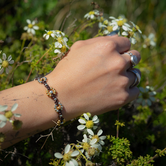 Pulsera Margaritas Gold&Silver | Café
