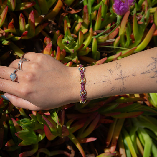 Pulsera Margaritas Gold&Silver | Burdeo