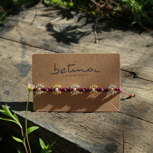 Pulsera Margaritas Gold&Silver | Burdeo