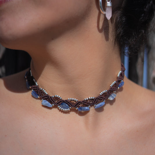 Choker Brisa de Kyanita
